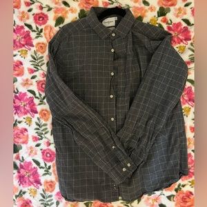 Goodfellow men’s grey button down